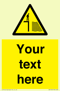 Custom Deep Water Sign